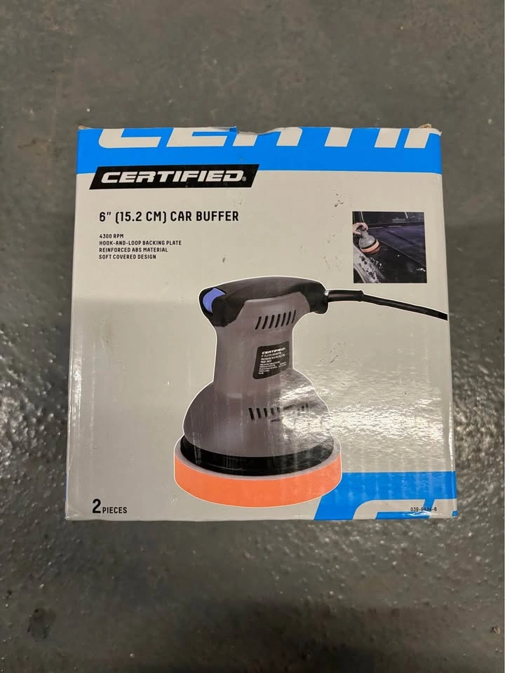 Certified Car Buffer/Waxer, 6-in