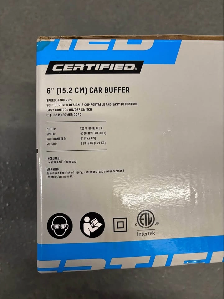 Certified Car Buffer/Waxer, 6-in - photo 2