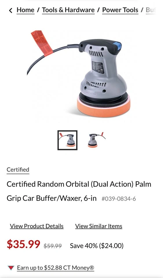 Certified Car Buffer/Waxer, 6-in - photo 4