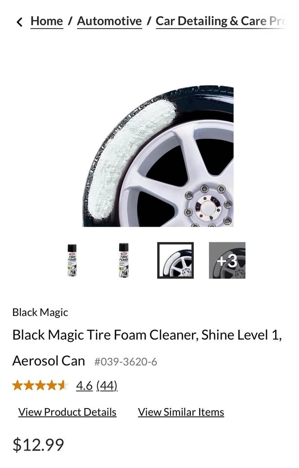 *Sealed* Black Magic Tire and Wheel Care 4-pack bundle - photo 2