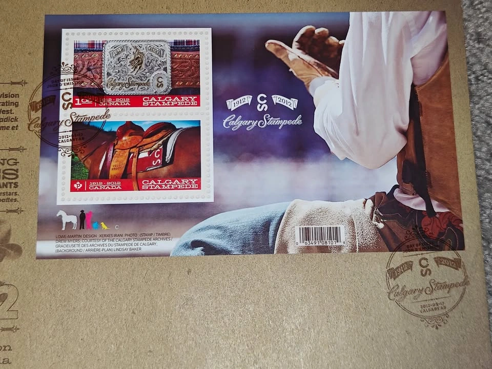 First Day Covers FDC - Calgary Stampede Centennial 1912–2012 - photo 2