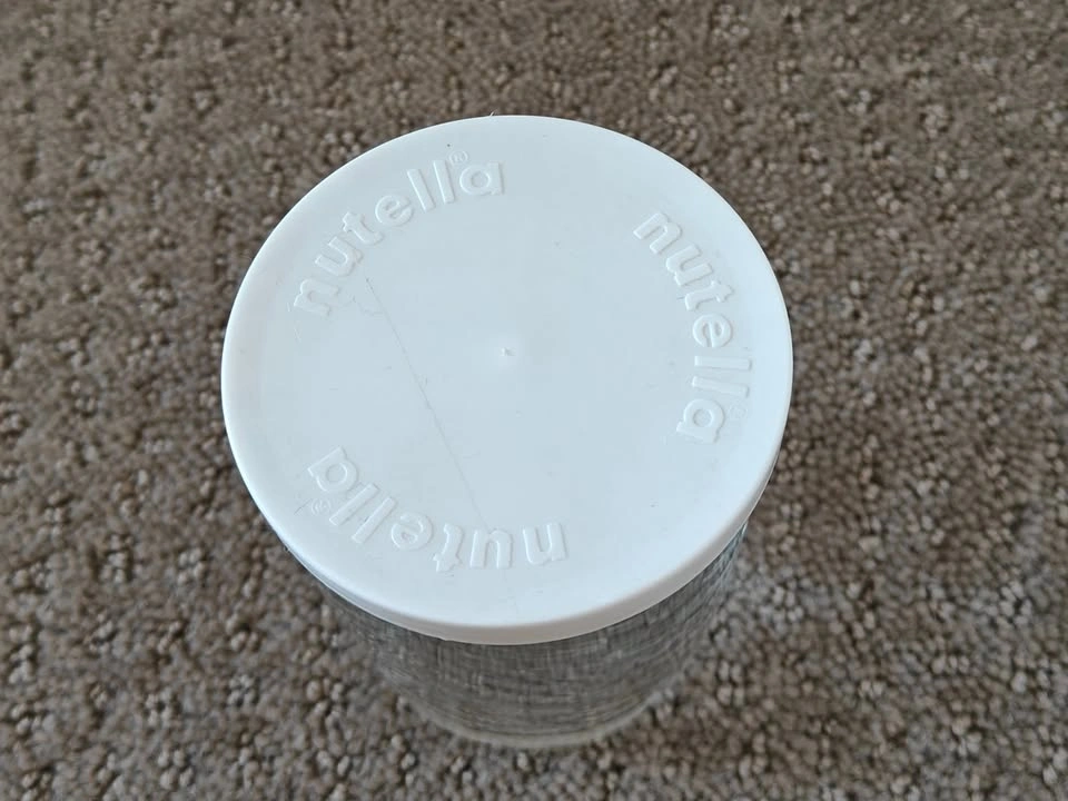 Vintage Nutella Glass Bottle with Branded Lid - photo 2