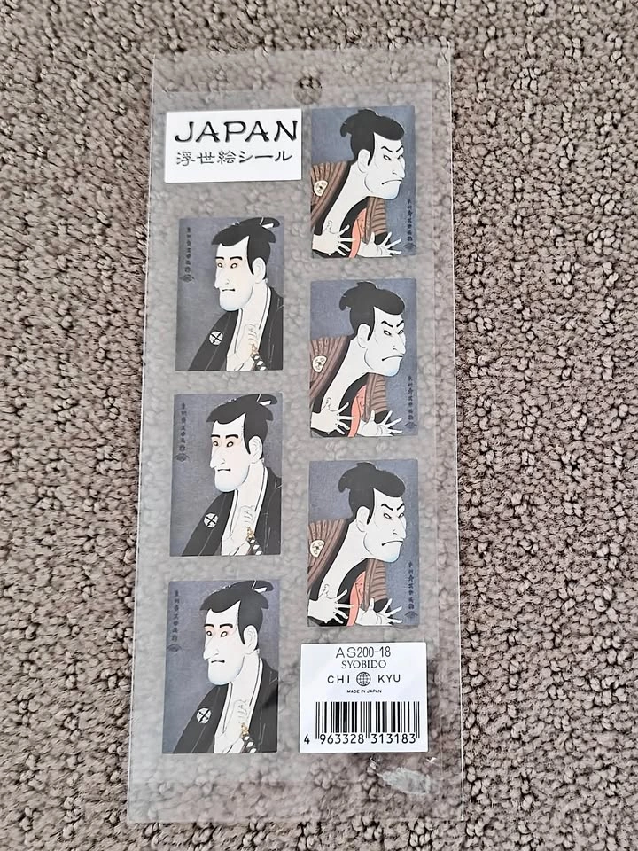 Japan Ukiyo-e Stickers - Japanese Edo Period Art