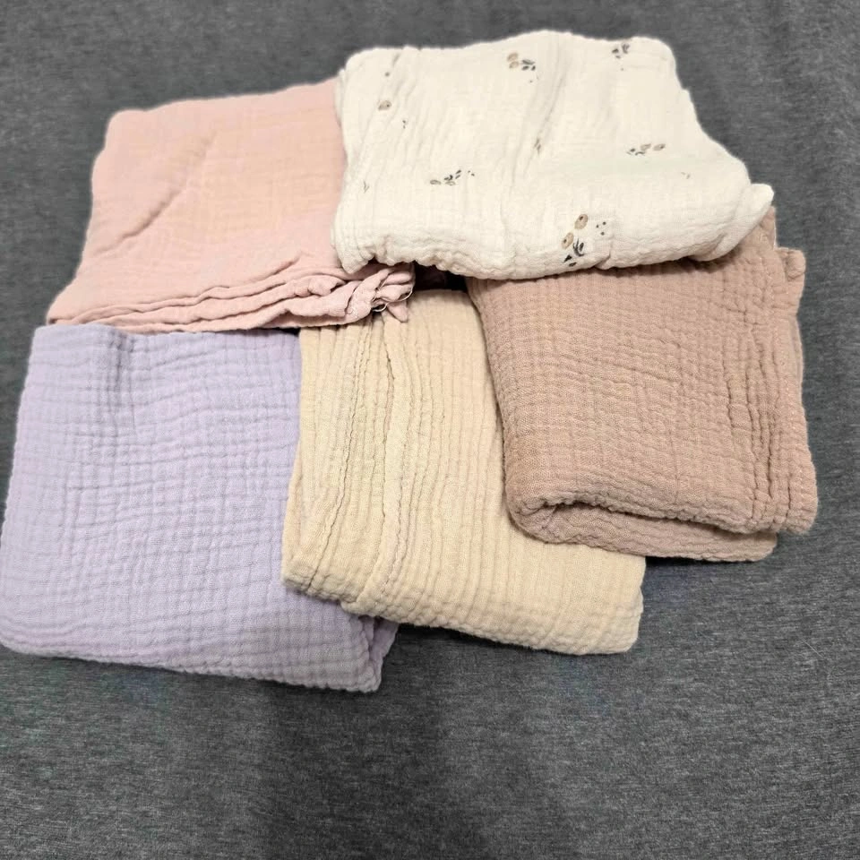 Muslin burp cloths