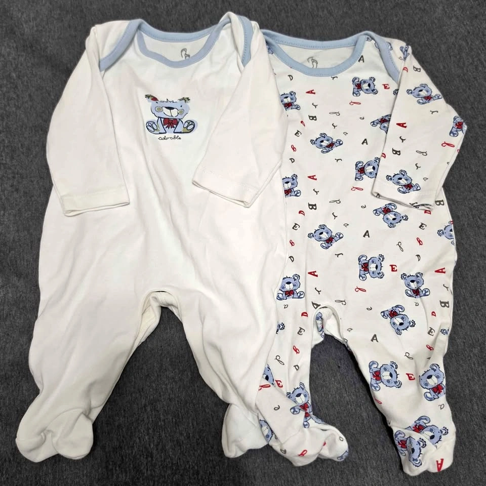 0-3months footed sleepers