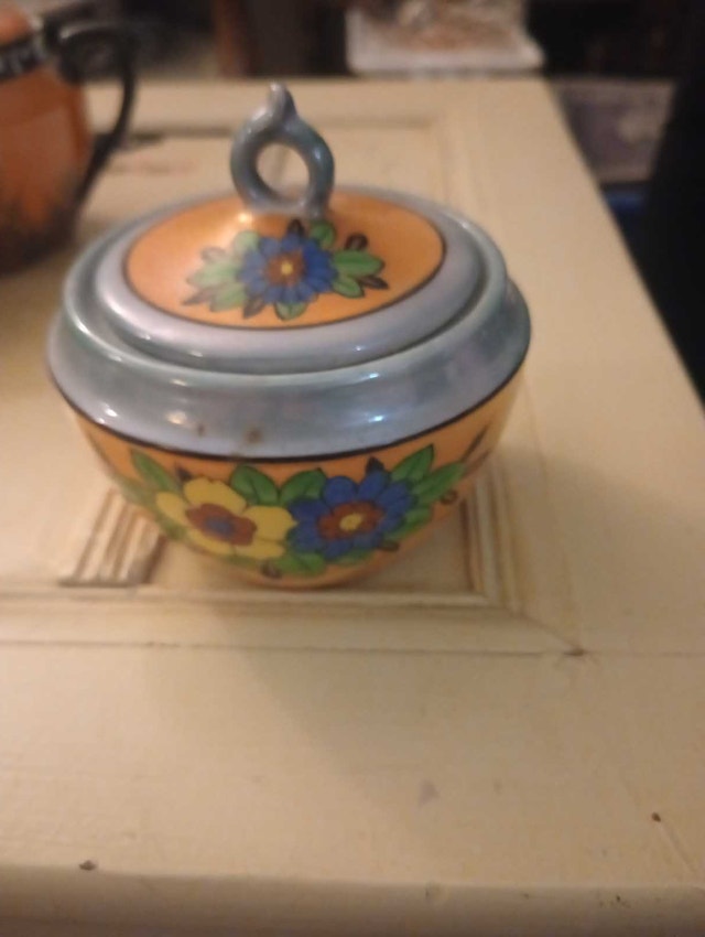 Occupied Japan Sugar Bowl
