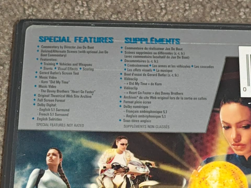 Lara Croft Tomb Raider The Cradle of Life - DVD Movie - Special - photo 4