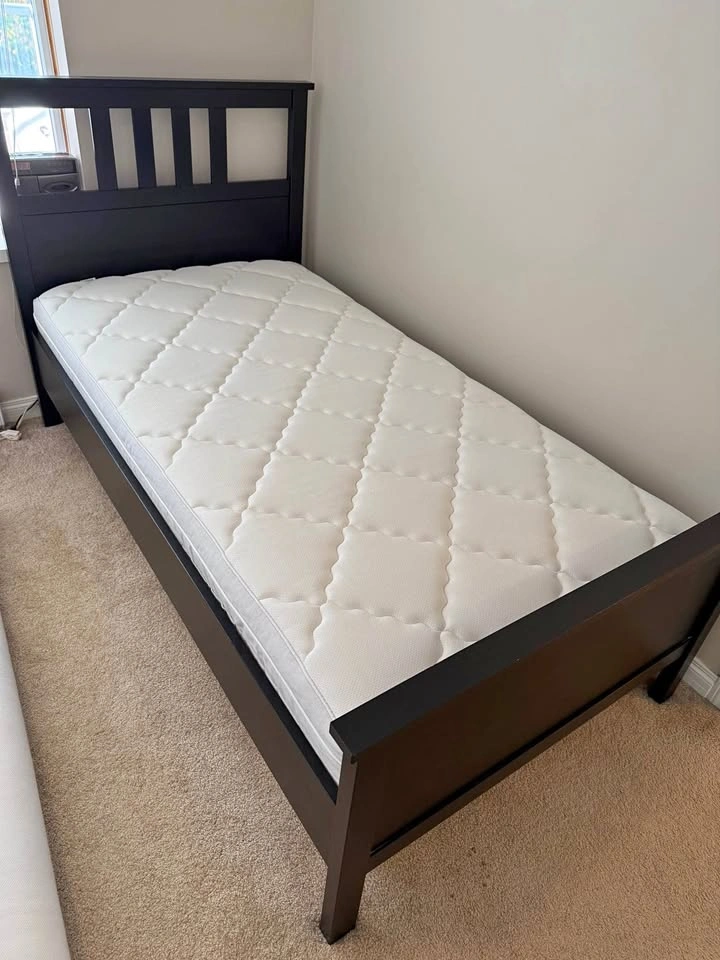 Twin Mattress and Bedframe