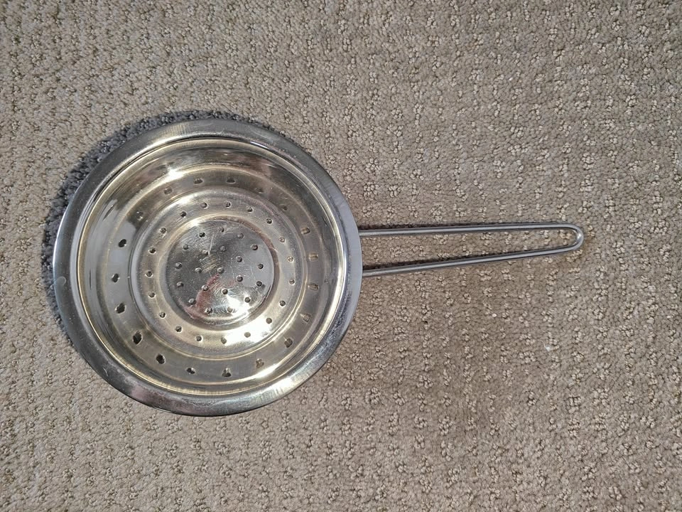 Small Stainless Steel Colander / Strainer with Handle - 5" (D) - photo 2