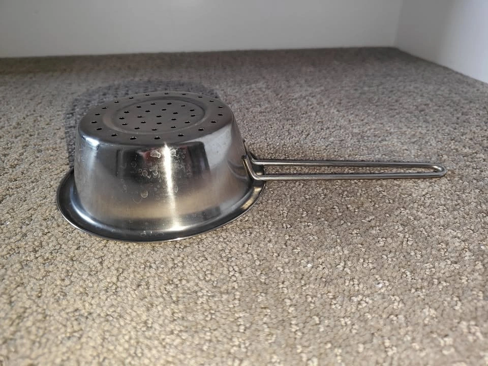 Small Stainless Steel Colander / Strainer with Handle - 5" (D) - photo 5