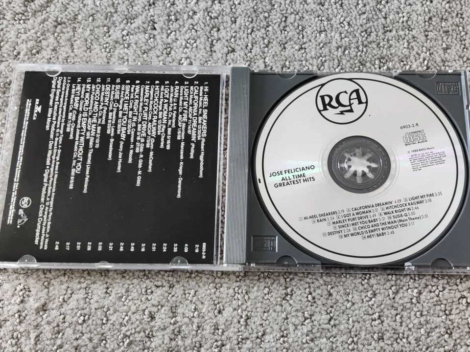 Jose Feliciano - All Time Greatest Hits - Audio Music CD Album - photo 2