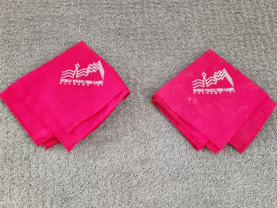 World Police / Fire Games Calgary 1997 - Bandana - Set of 2