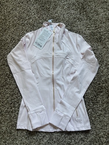 Pink Lululemon Define Jacket with Gold Zipper Size 6