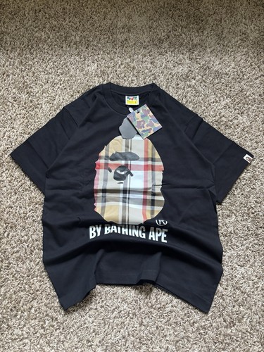 Plaid Camo Ape Head Bape Tee Size S