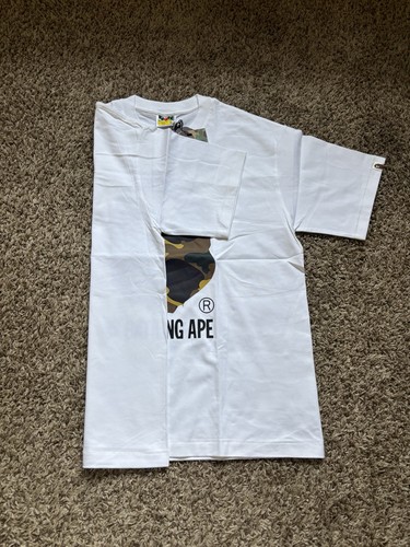 White Camo Ape Head Bape Tee Size L - photo 3