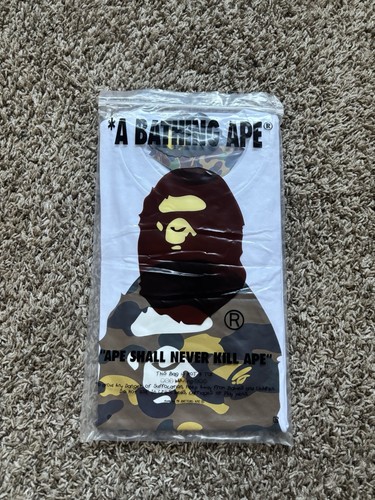 White Camo Ape Head Bape Tee Size L - photo 4