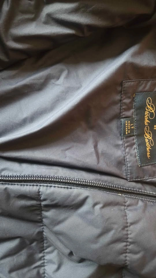 Brooks Brothers Navy Puffer Coat Unisex - photo 2
