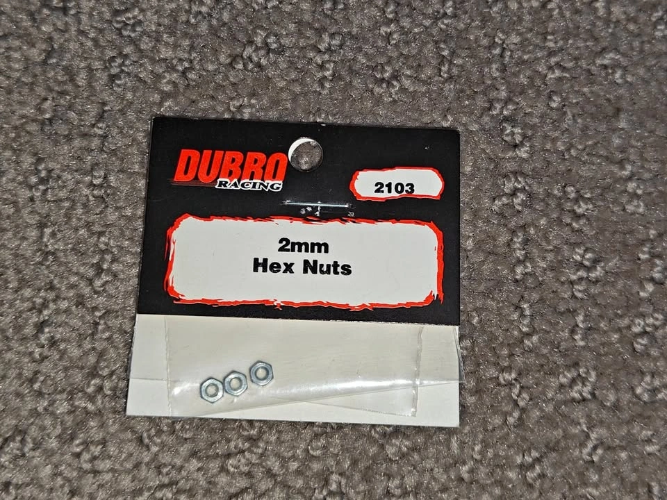 Du-Bro 2mm Hex Nuts (M2 Metric Hardware) – RC / Model Hobby Part