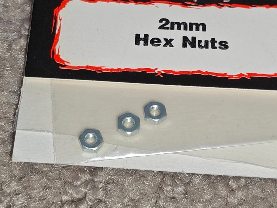 Du-Bro 2mm Hex Nuts (M2 Metric Hardware) – RC / Model Hobby Part - photo 4