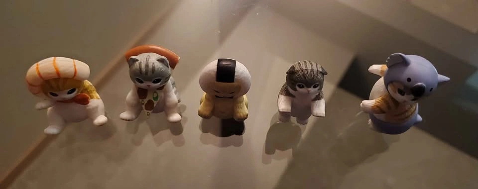 Mofusand Cat Figurine Set of 5 - photo 2