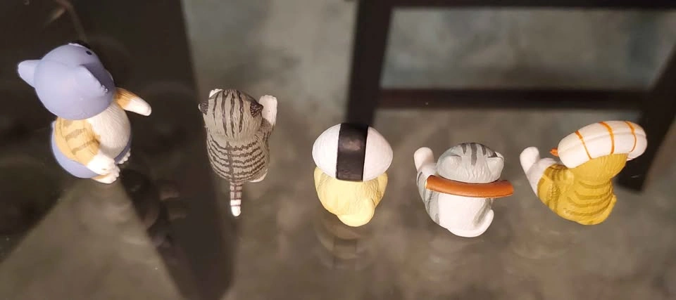 Mofusand Cat Figurine Set of 5 - photo 3