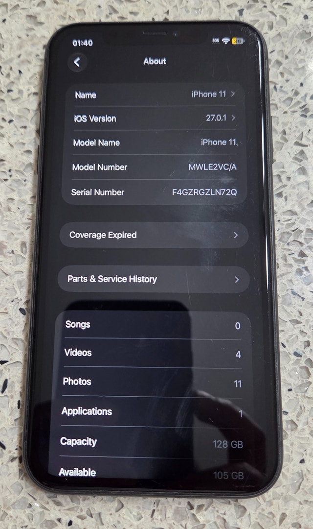 iPhone 11 128GB - Black - Unlocked (Includes OtterBox Case) - photo 4