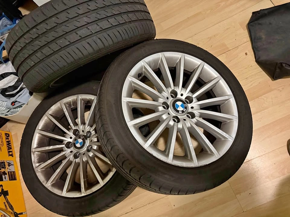 BMW F10 18" OEM Wheels & Tires Set (245/45R18)