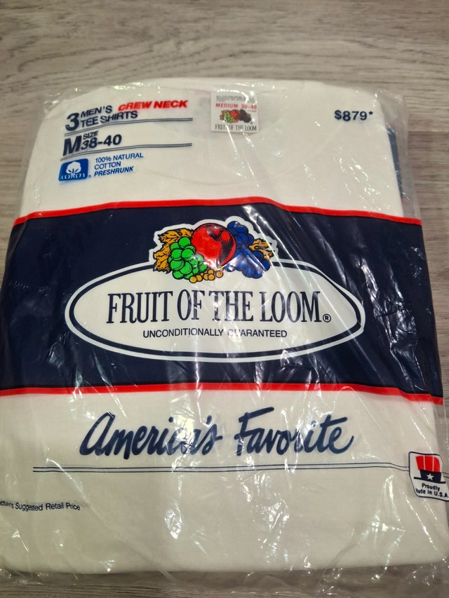 Fruit of the Loom Men's Crew Neck T-Shirts, 3 pack, Medium, New - photo 2