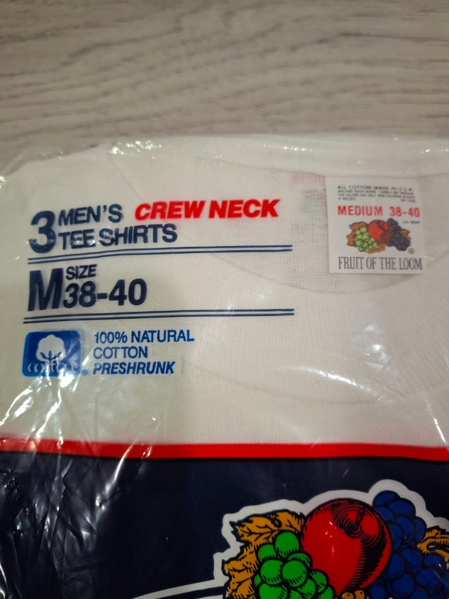 Fruit of the Loom Men's Crew Neck T-Shirts, 3 pack, Medium, New - photo 3