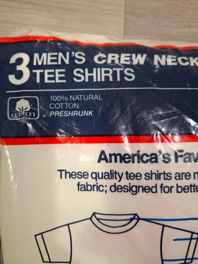 Fruit of the Loom Men's Crew Neck T-Shirts, 3 pack, Medium, New - photo 5