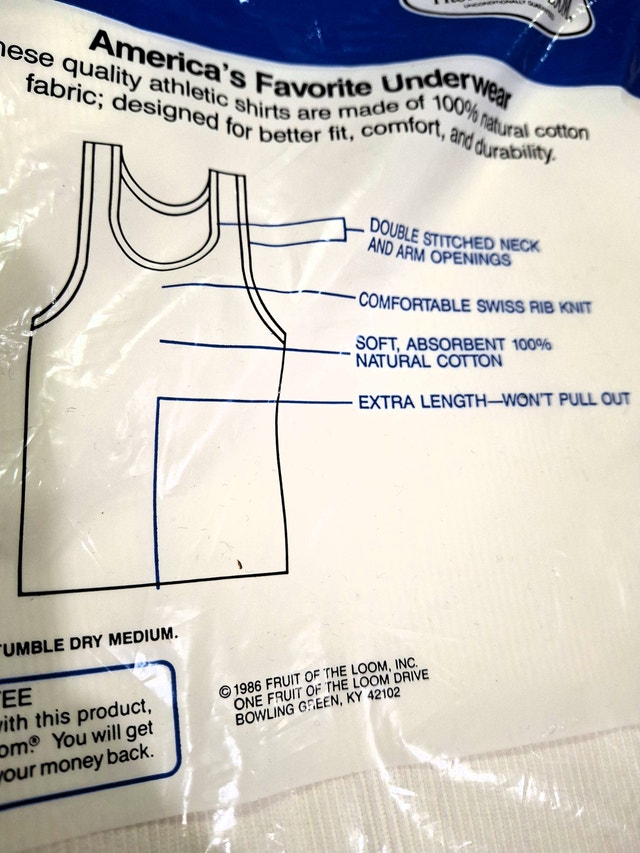 Fruit of the Loom Men's Athletic Shirts, 3 pack, Medium, New - photo 4