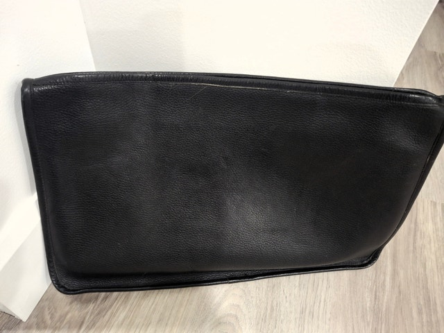 ROOTS Black Leather Portfolio Case - photo 4