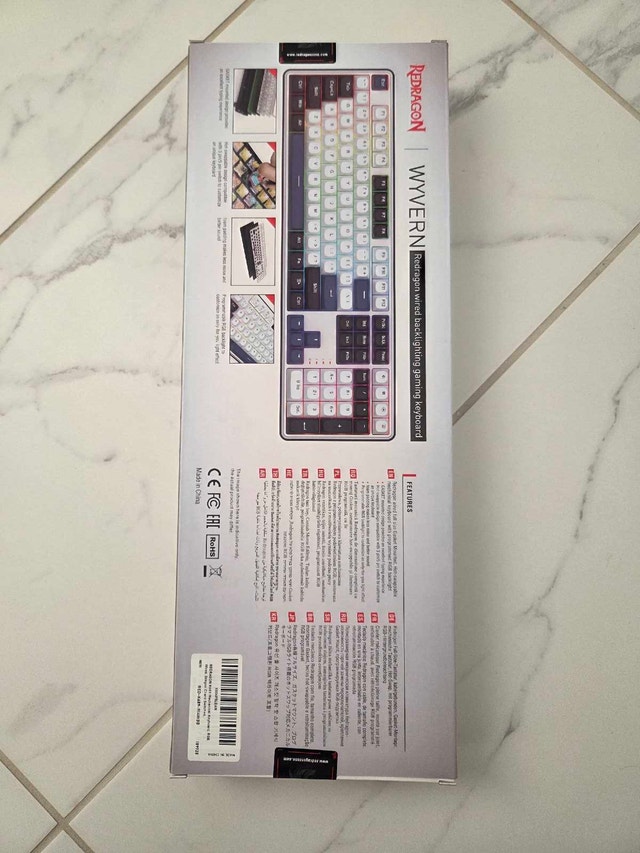 BRAND NEW SEALED Red Dragon Wyvern Wired Gaming Keyboard - photo 2