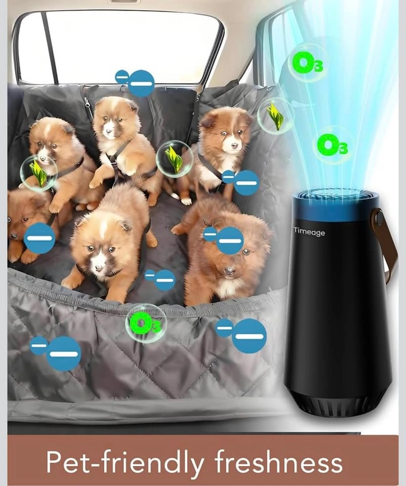Ozone Generator for Car 2-in-1 Ozone Machine, Air Ionizer Purifi - photo 4