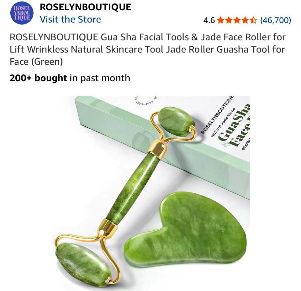 Gua Sha Facial Tools & Jade Face Roller