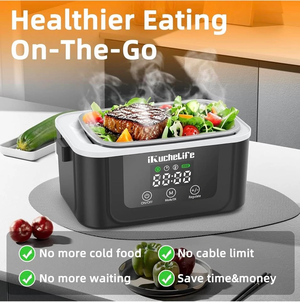 Cordless Electric Lunch Box - photo 2