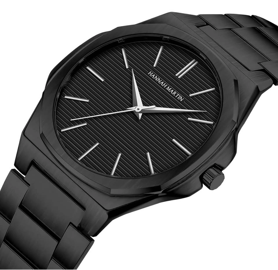 HANNAH MARTIN Men's Watch, 6.8mm Ultra Thin Minimalist Quartz - photo 3