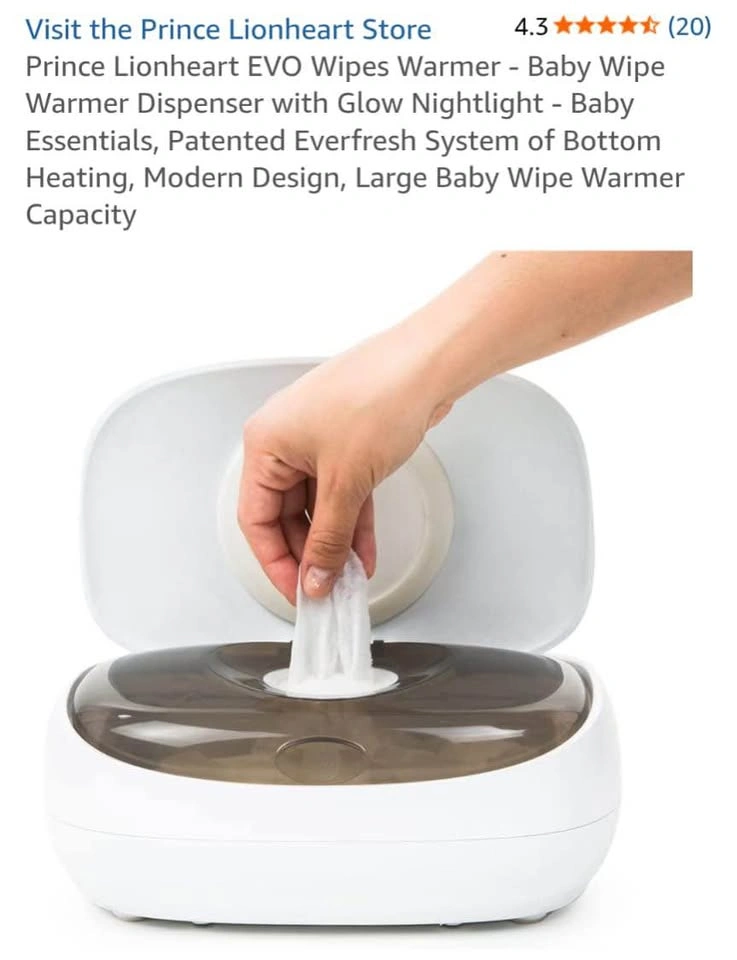Baby Wipes Warmer - Prince Lionheart EVO - photo 2