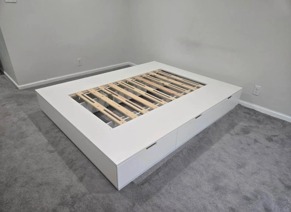 NORDLI King Bed Frame with 6 Drawers - photo 4