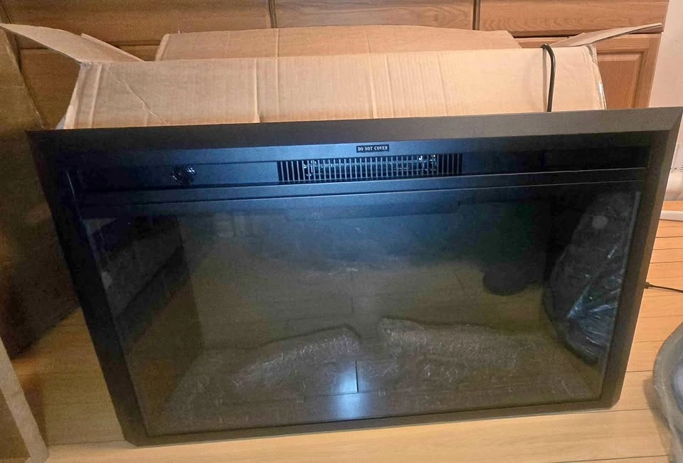 Brand New Electric Fireplace Insert Heater 36" - Remote, Timer