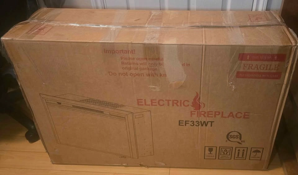 Brand New Electric Fireplace Insert Heater 36" - Remote, Timer - photo 2