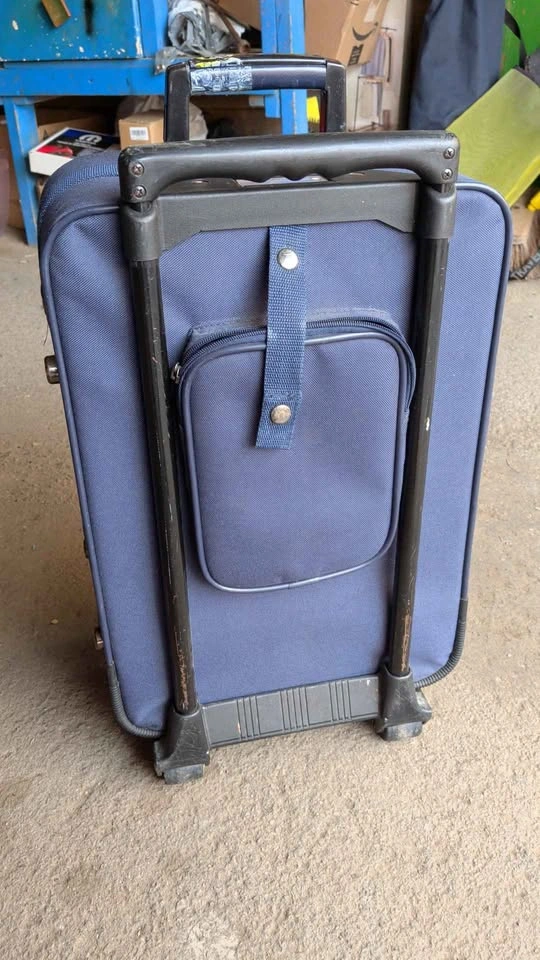 Merino Blue Rolling Suitcase - photo 2