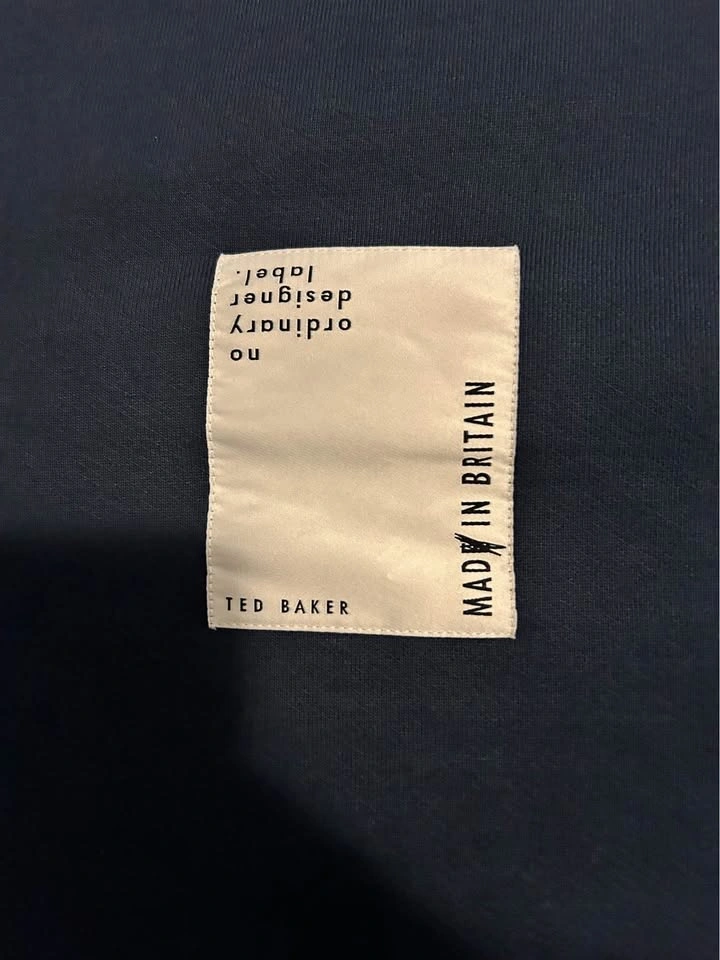 Ted Baker London Made in Britain Stitched Patch Navy Crewneck - photo 4