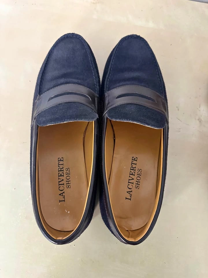 Navy Blue Loafers - Good Condition Size 42