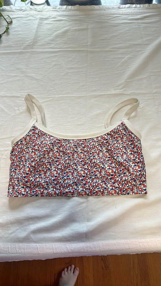 Aerie Floral Camisole Tube top Style/sports bra