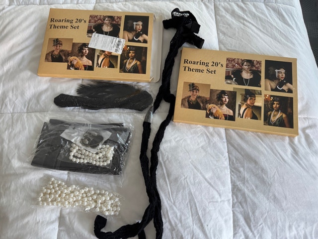 2 Brand New 1920’s flapper costume accessories - photo 2