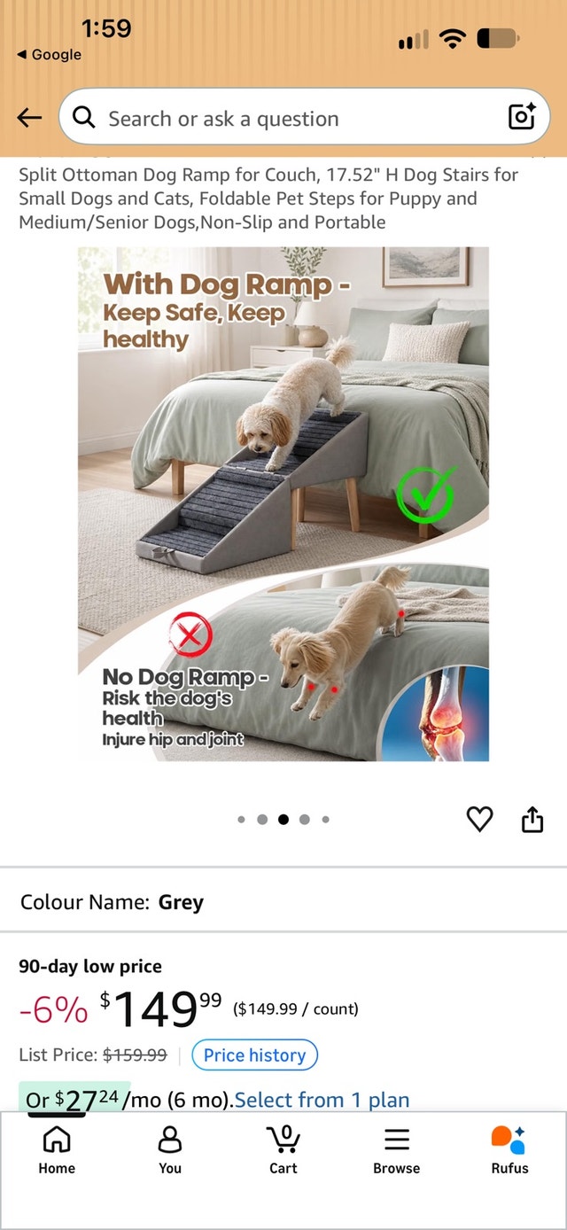 Dog / Ottoman Ramp Like New still in Box - photo 4