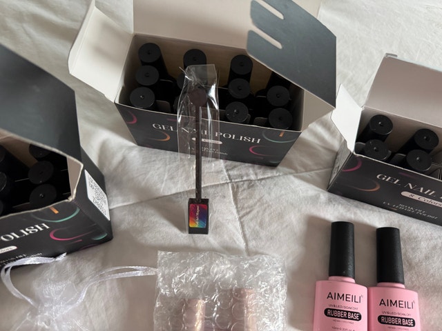 36 Brand New Gel Polishes and Nail Art Supplies - photo 2