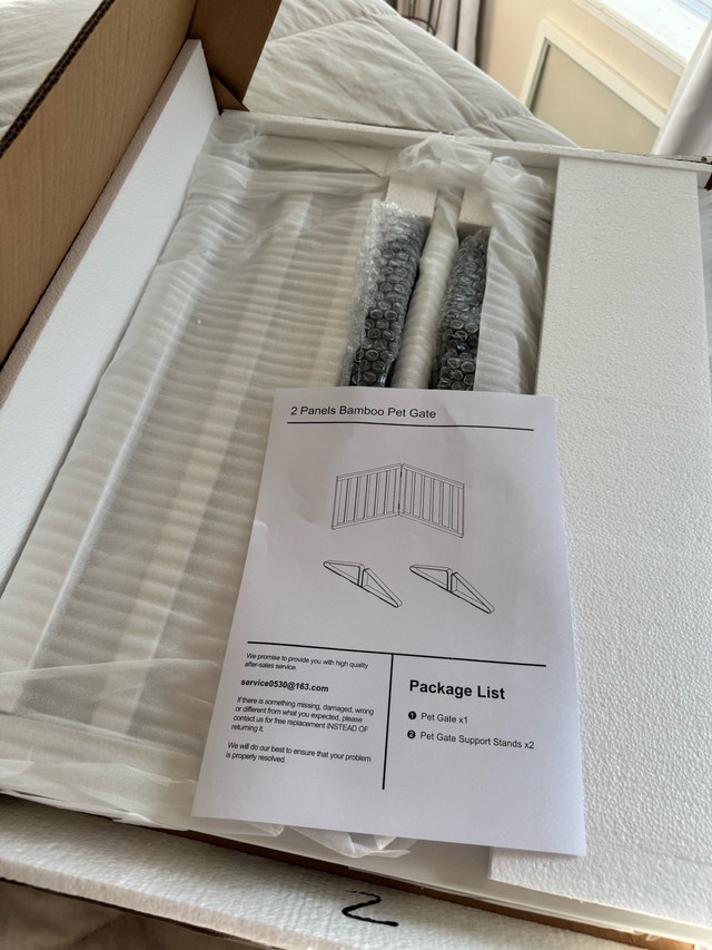 Brand New in the Box Pet Gate - White - photo 3