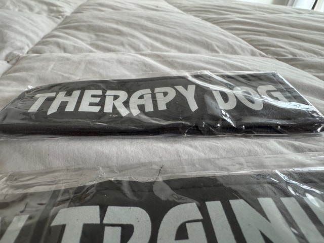 6 NEW Velcro Dog Training Badges $25 for All - photo 5